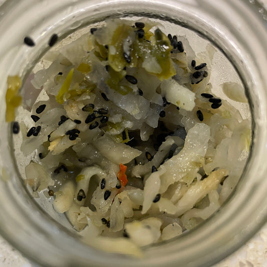 Sesame Radish Curtido