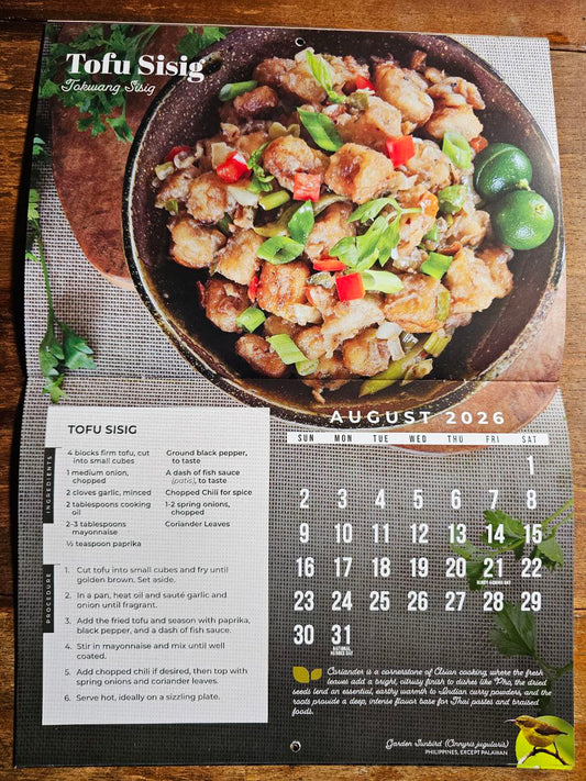 Tofu and Egg 2026 Calendar by Sikhay
